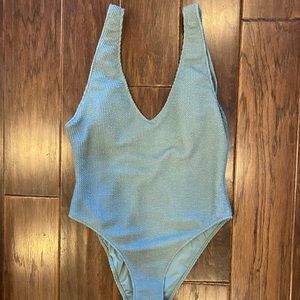 Zara Crinkle Effect Swimsuit